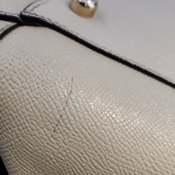 Euc Coach Margot Tan Leather Satchel Handbag Purse - Picture 11 of 14